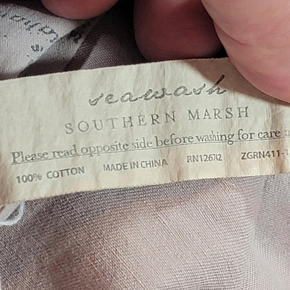 Southern Marsh Seawash Shorts Cotton Chino Khaki Classic Preppy Casual Men's 42 - Picture 5 of 11